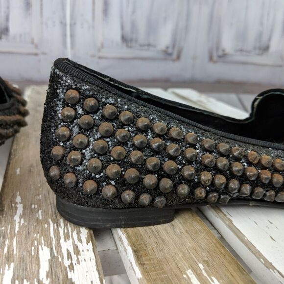 Steve Madden studlyy studded 7 7m women flats flat - Picture 2 of 8